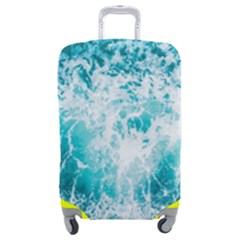 Tropical Blue Ocean Wave Luggage Cover (medium) by Jack14