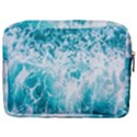 Tropical Blue Ocean Wave Make Up Pouch (Large) View2