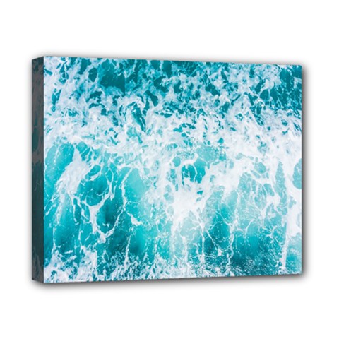 Tropical Blue Ocean Wave Canvas 10  X 8  (stretched) by Jack14