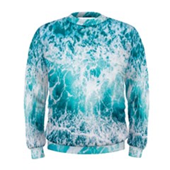 Tropical Blue Ocean Wave Men s Sweatshirt by Jack14