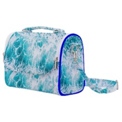 Tropical Blue Ocean Wave Satchel Shoulder Bag