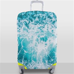 Tropical Blue Ocean Wave Luggage Cover (large) by Jack14