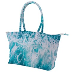 Tropical Blue Ocean Wave Canvas Shoulder Bag by Jack14