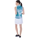 Tropical Blue Ocean Wave Women s Sleeveless Polo Tee View2