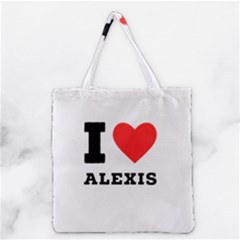 I Love Alexis Grocery Tote Bag by ilovewhateva