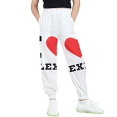 I Love Alexis Kids  Elastic Waist Pants by ilovewhateva