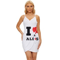 I Love Alexis Wrap Tie Front Dress by ilovewhateva