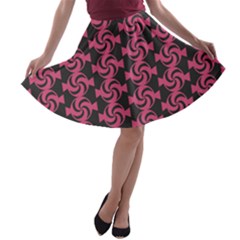 Candy Illustration Pattern A-line Skater Skirt by GardenOfOphir