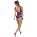 Candy Illustration Pattern Side Cut Out Swimsuit View2