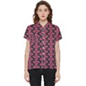 Candy Illustration Pattern Short Sleeve Pocket Shirt View1