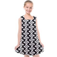 Candy Illustration Pattern Kids  Cross Back Dress by GardenOfOphir