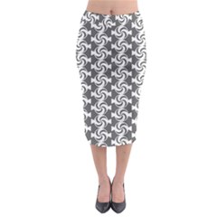 Candy Illustration Pattern Midi Pencil Skirt by GardenOfOphir