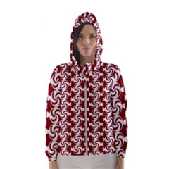 Candy Illustration Pattern Women s Hooded Windbreaker by GardenOfOphir