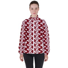 Candy Illustration Pattern Women s High Neck Windbreaker by GardenOfOphir