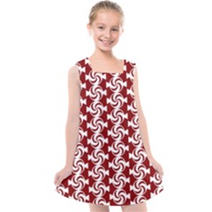 Candy Illustration Pattern Kids  Cross Back Dress by GardenOfOphir