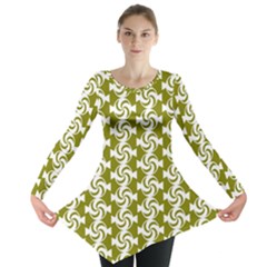 Candy Illustration Pattern Long Sleeve Tunic  by GardenOfOphir