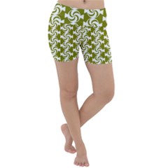 Candy Illustration Pattern Lightweight Velour Yoga Shorts