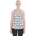 Chooper Motorcycle Drawing Motif Pattern Piece Up Tank Top View1