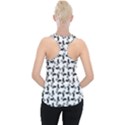 Chooper Motorcycle Drawing Motif Pattern Piece Up Tank Top View2