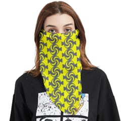 Candy Illustration Pattern Face Covering Bandana (triangle) by GardenOfOphir