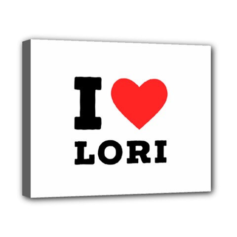 I Love Lori Canvas 10  X 8  (stretched) by ilovewhateva