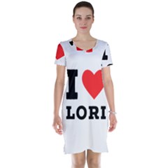 I Love Lori Short Sleeve Nightdress by ilovewhateva