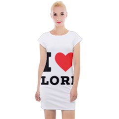 I Love Lori Cap Sleeve Bodycon Dress by ilovewhateva