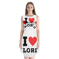 I Love Lori Sleeveless Chiffon Dress   by ilovewhateva