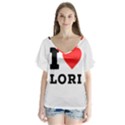 I love lori V-Neck Flutter Sleeve Top View1