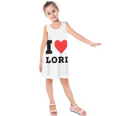 I Love Lori Kids  Sleeveless Dress by ilovewhateva