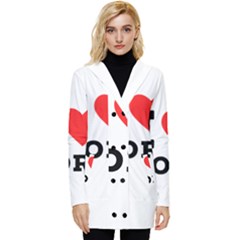 I Love Lori Button Up Hooded Coat  by ilovewhateva