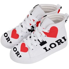 I Love Lori Kids  Hi-top Skate Sneakers by ilovewhateva