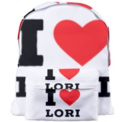 I Love Lori Giant Full Print Backpack by ilovewhateva