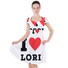 I Love Lori Cap Sleeve Midi Dress by ilovewhateva