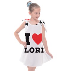 I Love Lori Kids  Tie Up Tunic Dress by ilovewhateva