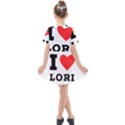 I love lori Kids  Short Sleeve Shirt Dress View2