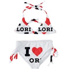 I Love Lori Kids  Classic Bikini Set by ilovewhateva