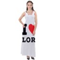 I love lori Sleeveless Velour Maxi Dress View1