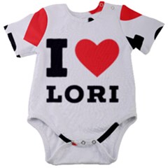 I Love Lori Baby Short Sleeve Bodysuit by ilovewhateva