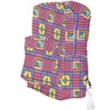 Pattern Geometric Colorful Lines Shapes Full Print Backpack View3