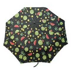 Watermelon Berry Patterns Pattern Folding Umbrellas