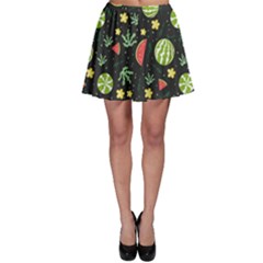 Watermelon Berry Patterns Pattern Skater Skirt