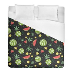 Watermelon Berry Patterns Pattern Duvet Cover (full/ Double Size)