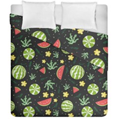 Watermelon Berry Patterns Pattern Duvet Cover Double Side (california King Size) by Jancukart