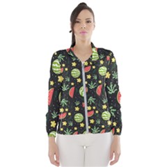 Watermelon Berry Patterns Pattern Women s Windbreaker