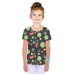 Watermelon Berry Patterns Pattern Kids  One Piece Tee