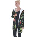 Watermelon Berry Patterns Pattern Longline Hooded Cardigan View1