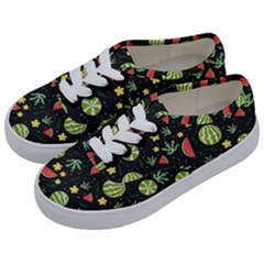 Watermelon Berry Patterns Pattern Kids  Classic Low Top Sneakers