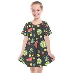 Watermelon Berry Patterns Pattern Kids  Smock Dress