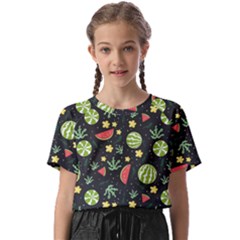 Watermelon Berry Patterns Pattern Kids  Basic Tee